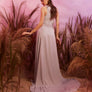 Sleeveless Jumpsuit with Detachable Long Skirt