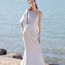 One Shoulder Dress with Girdle