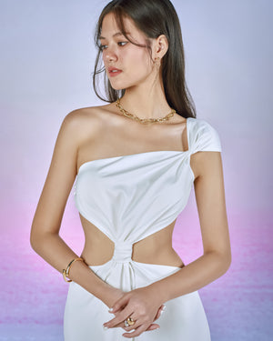 One-shoulder Twist Dress ss21