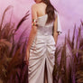 One Shoulder Dress with Girdle