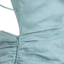 Sleeveless Cowl Neck Draped Dress with Bralette SS21