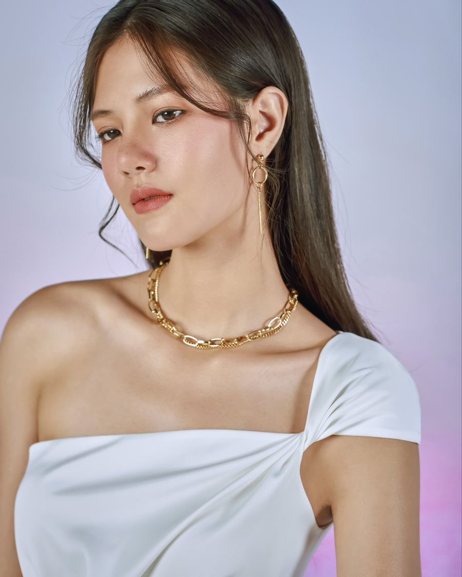 One-shoulder Twist Dress ss21